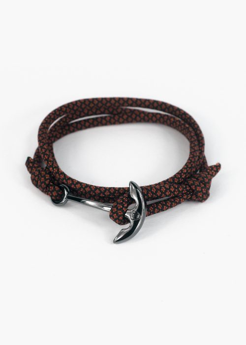 Rust Armband Anker Paracord Granit